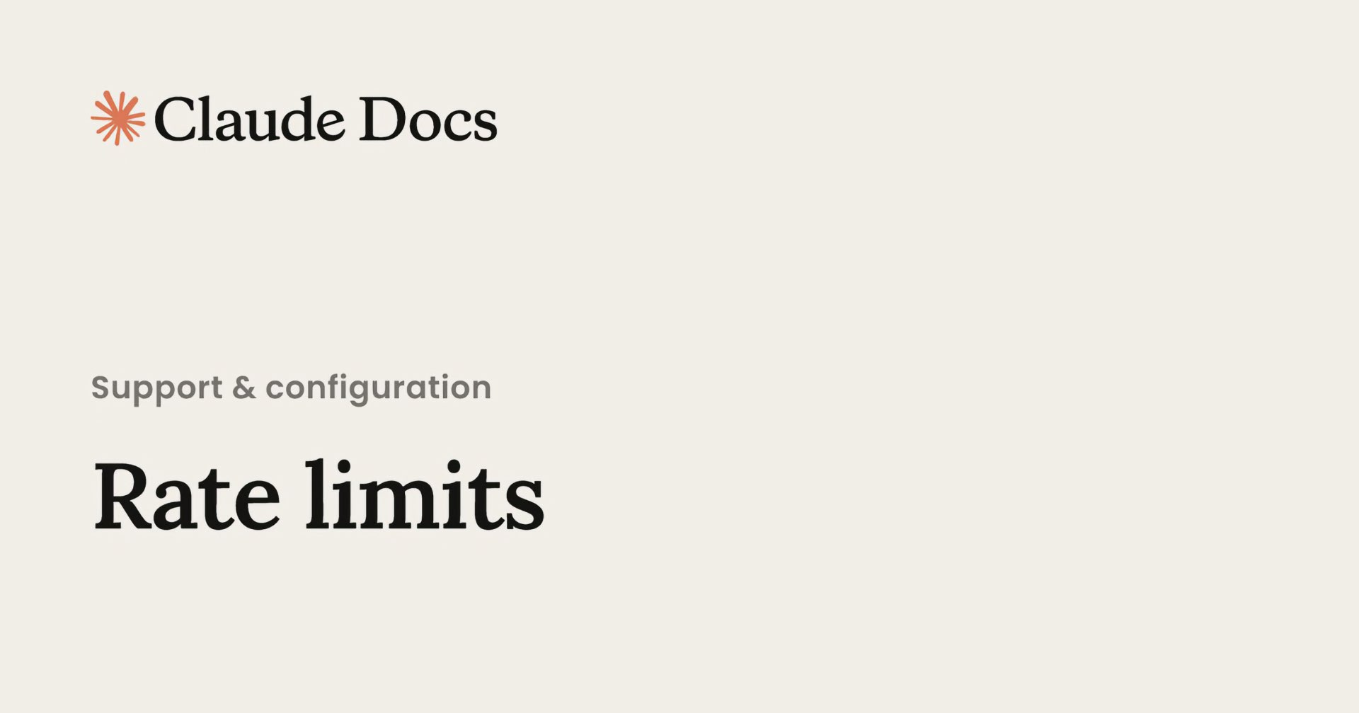 Claude Rate Limits