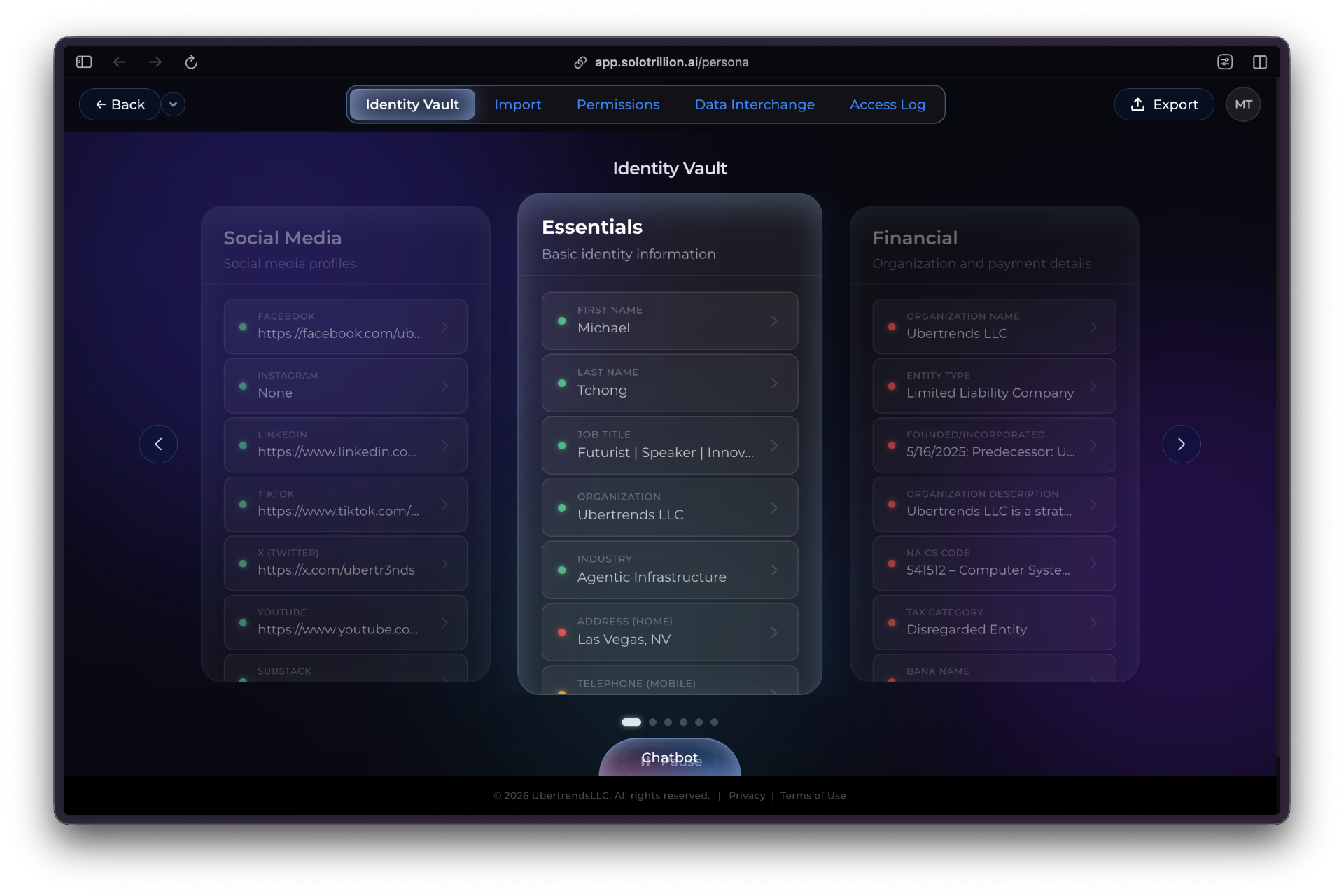 STO Identity Vault